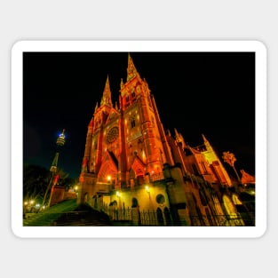 Christmas Time at St Mary's Cathedral, Sydney, NSW, Australia Magnet